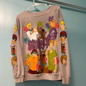 Scooby-Doo Heather Grey X-Large (XL) Sweatshirt VERY GOOD CONDITION